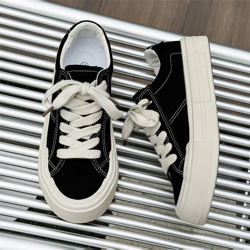 Women's Canvas Platform Casual Sports Skate Shoes - Babyvera