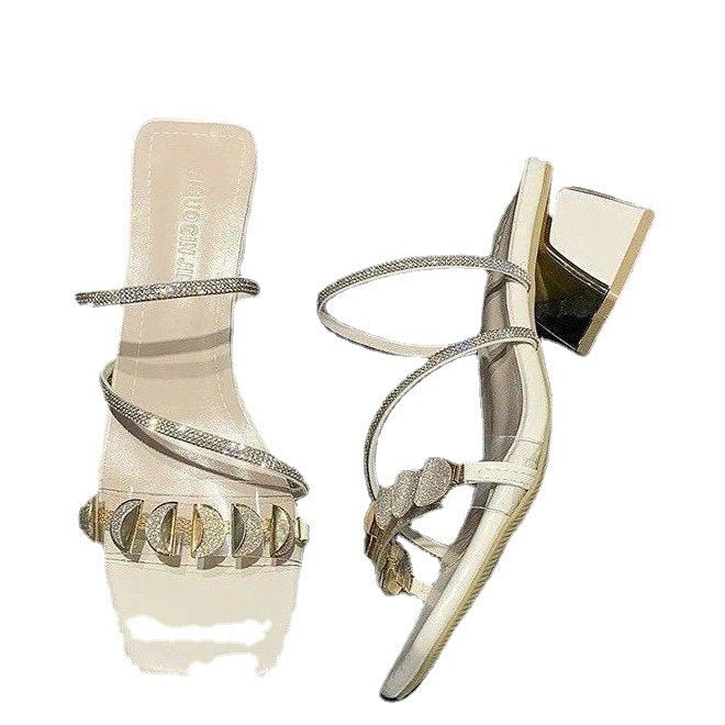 Women's Dignified Rhinestone Sandals - Babyvera