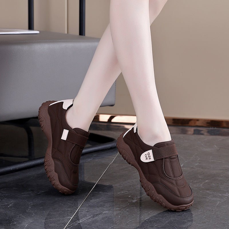 Womens Round - Toe Velcro Casual Sports Mary Jane Shoes - Babyvera