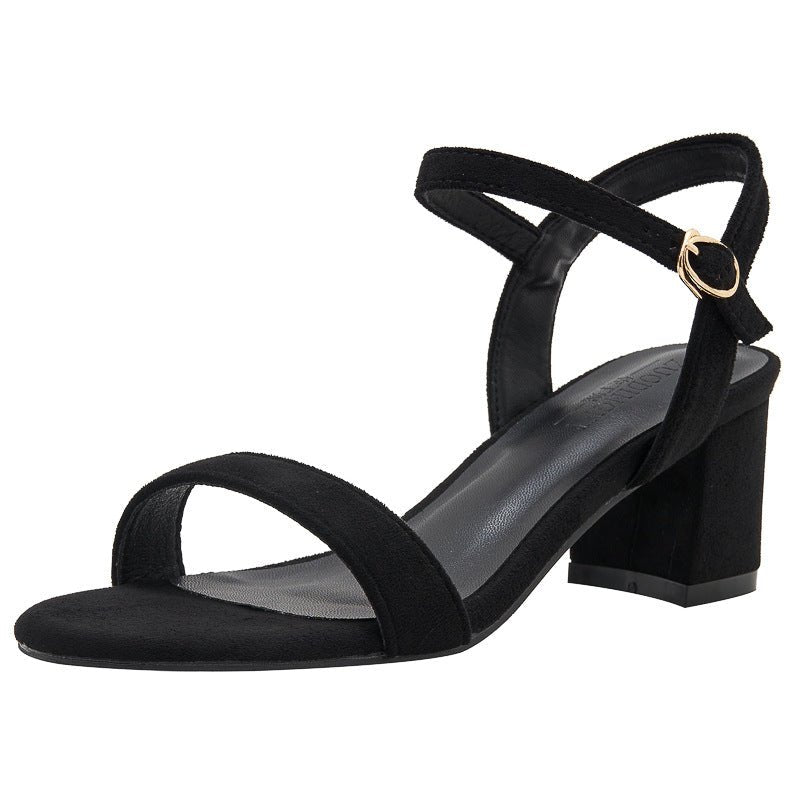 Women's Sandals With Chunky Heels High - heeled Shoes - Babyvera
