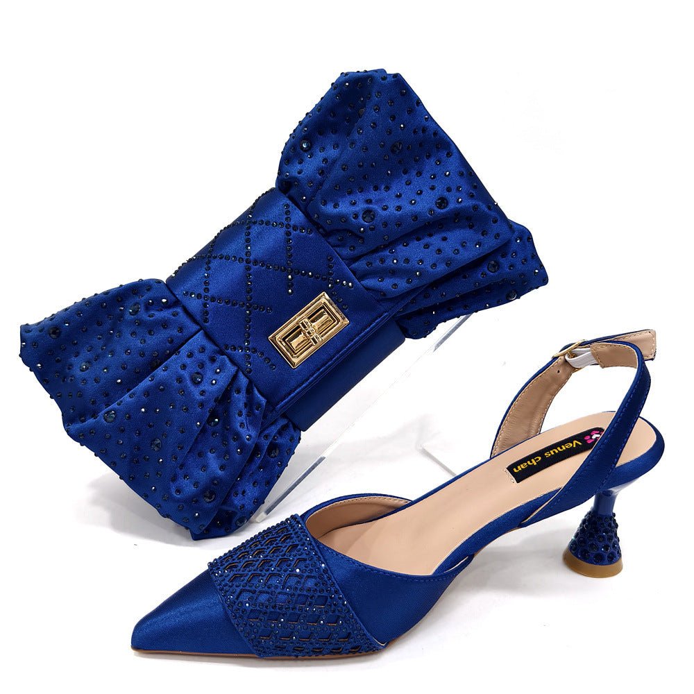Women's Shoe And Bag Set Minimalist Pointed - toe - Babyvera