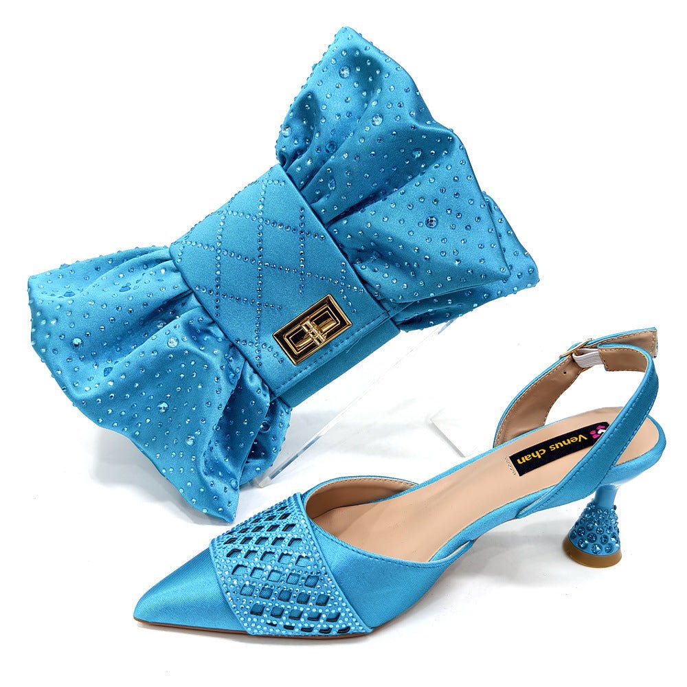 Women's Shoe And Bag Set Minimalist Pointed - toe - Babyvera