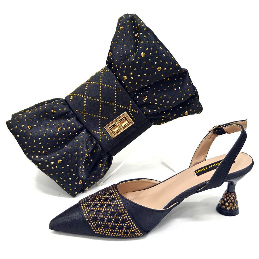 Women's Shoe And Bag Set Minimalist Pointed - toe - Babyvera