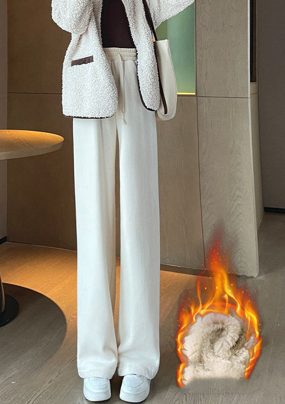 Maternity Pants Winter Wear Straight Narrow Cashmere Wide-leg Pants High Waist Velvet Thickening Warm Corduroy Pants - [[{"value":"{{ Babyvera Babyvera  }}"}]]