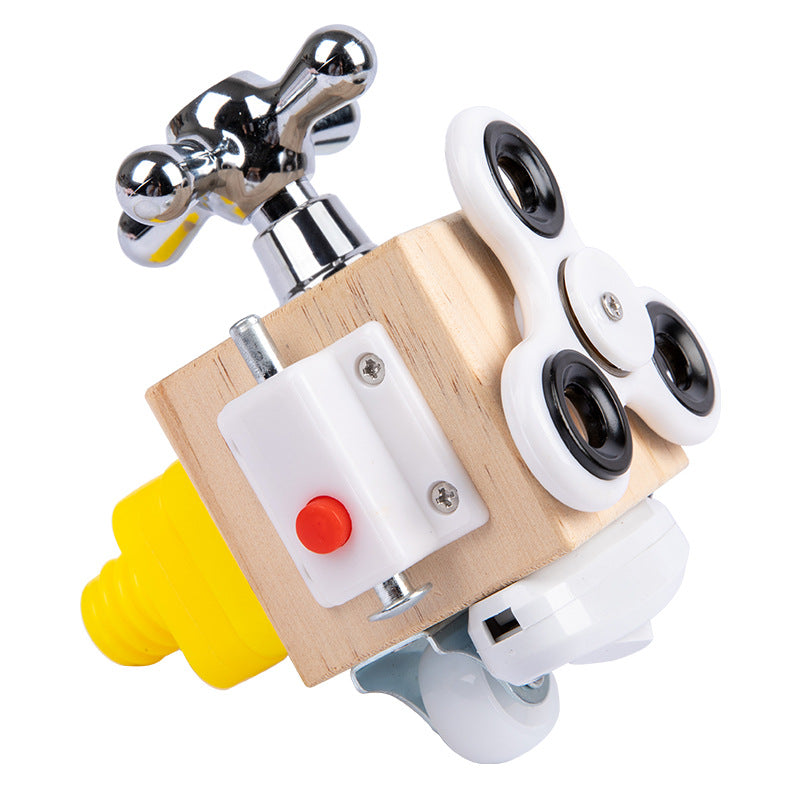 Busy Block Children's Montessori Early Education Teaching Aids Kindergarten Montessori Unlocking Toys - [[{"value":"{{ Babyvera Babyvera  }}"}]]