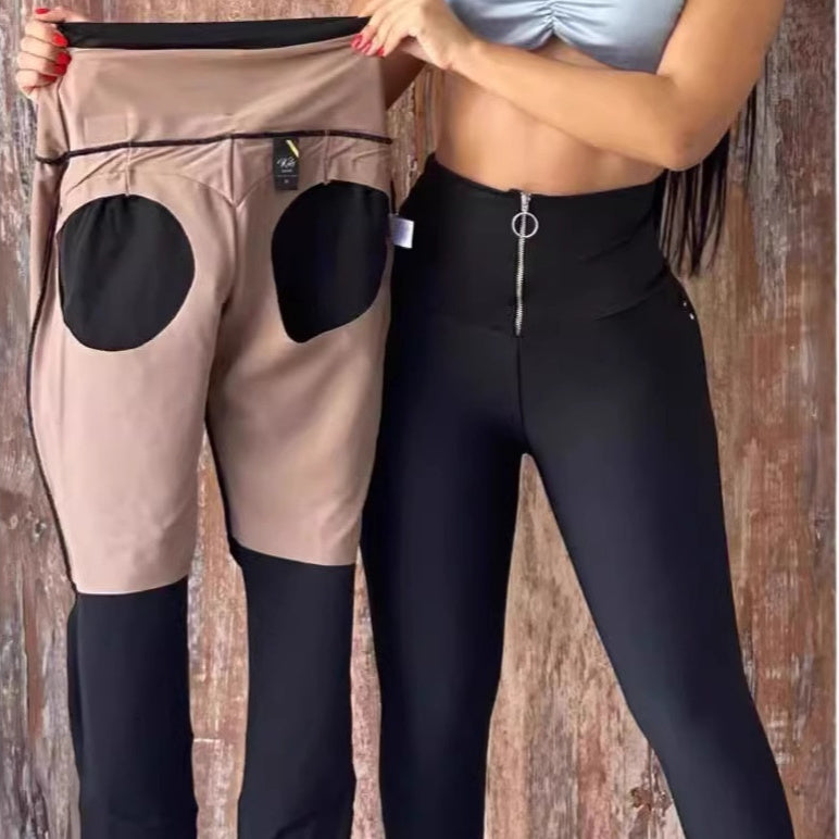 Women's Hip-lift Waist Belly-pull Zipper Door Tight Pants - [[{"value":"{{ Babyvera Babyvera  }}"}]]