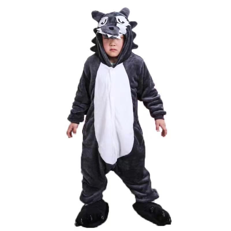 One-piece Animal Pajamas Flannel Children's One-piece Pajamas - [[{"value":"{{ Babyvera Babyvera  }}"}]]