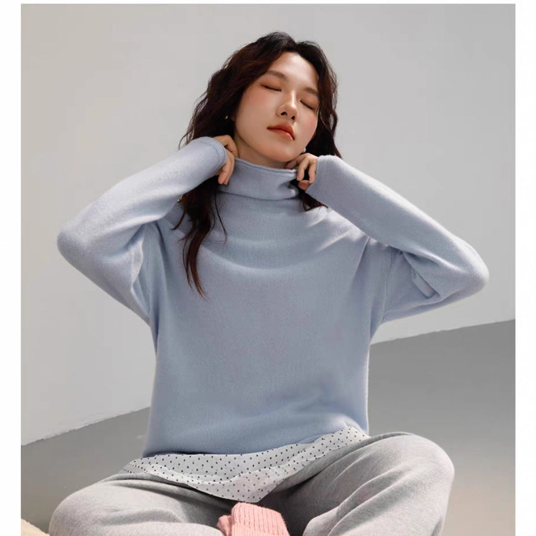 Seamless All-in-one Cashmere Knit Sweater In Dopamine Hues - [[{"value":"{{ Babyvera Babyvera  }}"}]]