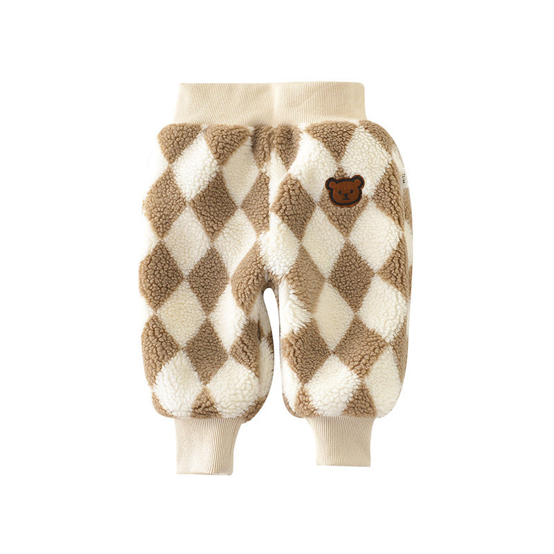 Baby Fleece Large PP Lamb Fleece Outer Wear Pants - [[{"value":"{{ Babyvera Babyvera  }}"}]]