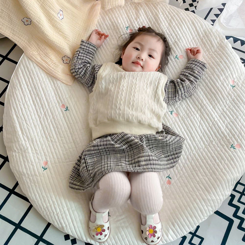 Thickened Embroidered Play Mat Children's Room Cushion - [[{"value":"{{ Babyvera Babyvera  }}"}]]