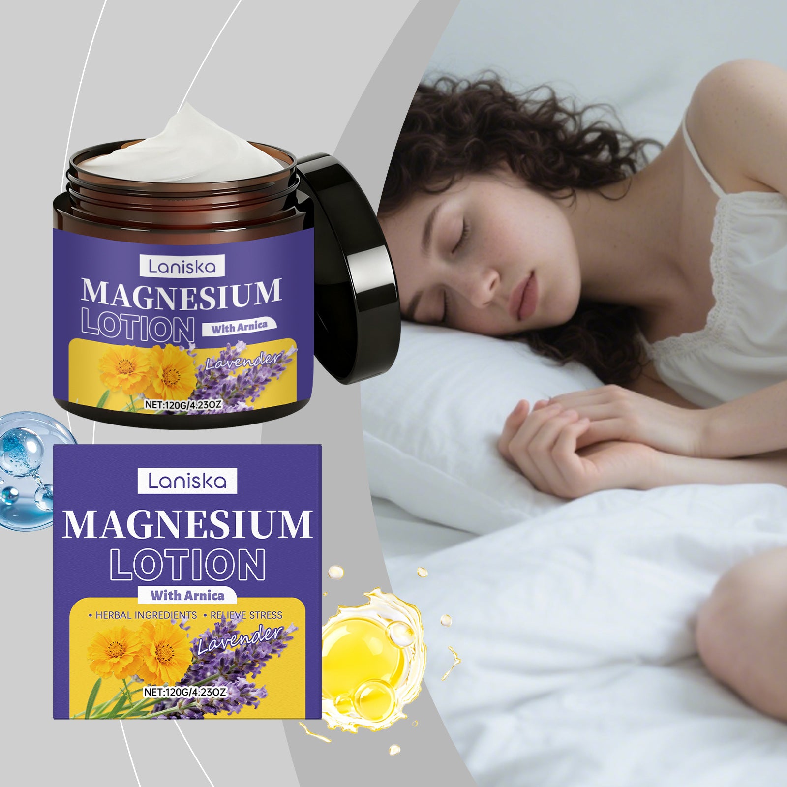 Sleep Care Magnesium Cream Nourishes The Body And Provides Comfort Before Bedtime - [[{"value":"{{ Babyvera Babyvera  }}"}]]
