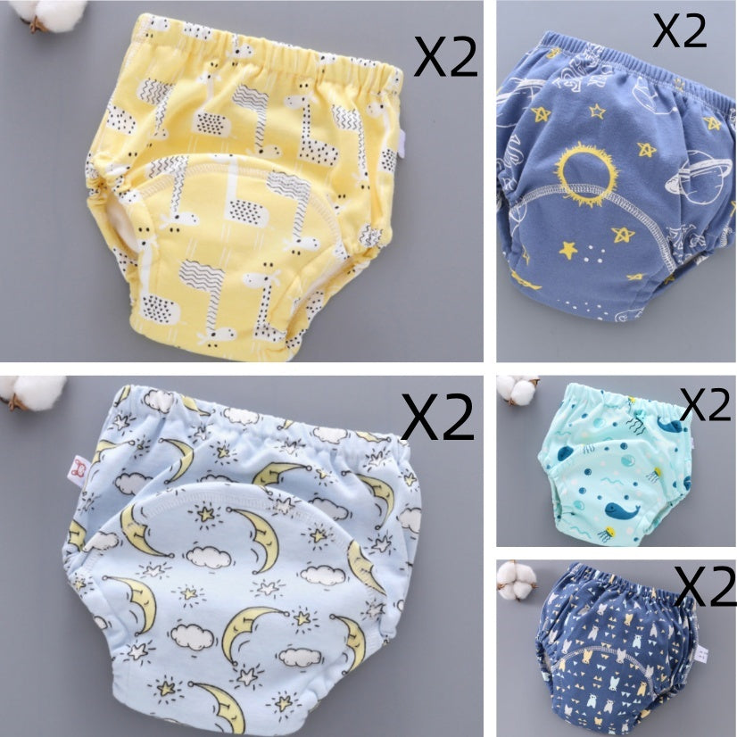 Baby Training Pants Washable 6-layer Gauze Diaper Cover - [[{"value":"{{ Babyvera Babyvera  }}"}]]