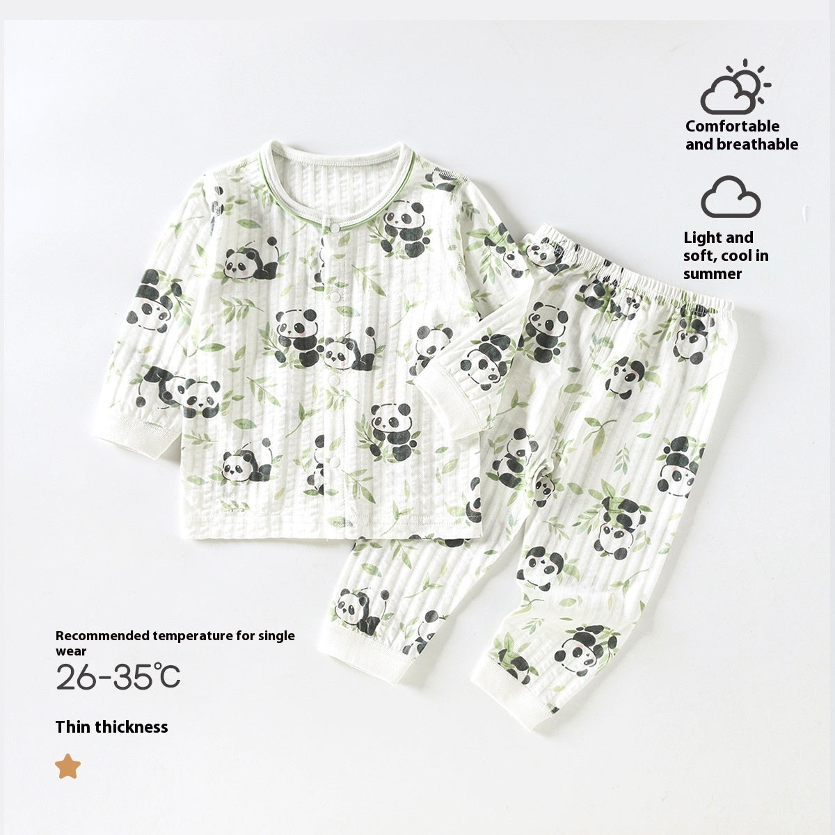 Newborn Months Crawling Thin Short Sleeve Cute Pajamas - [[{"value":"{{ Babyvera Babyvera  }}"}]]