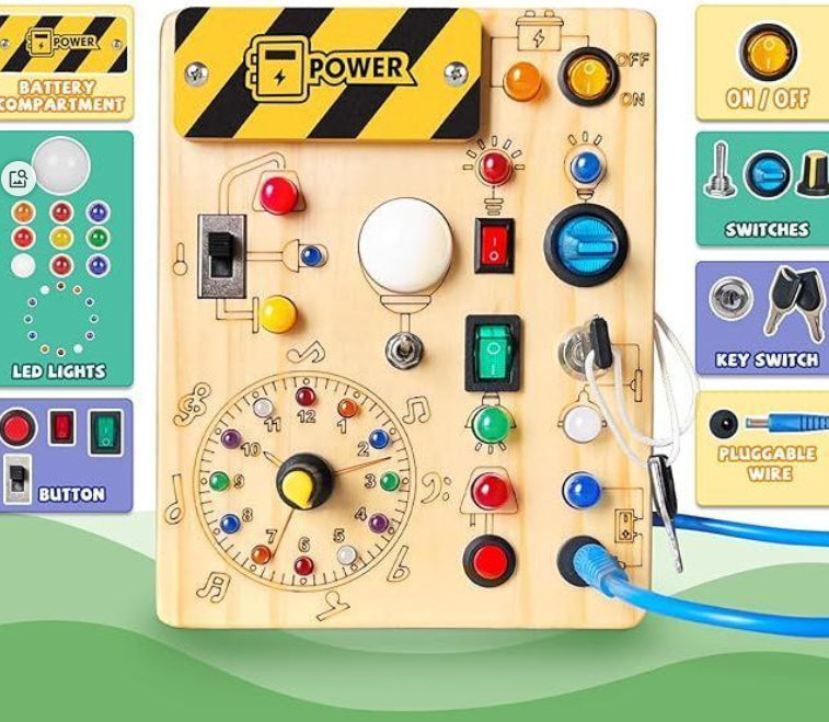 Montessori Wooden Toddler Sensory Travel Toy - [[{"value":"{{ Babyvera Babyvera  }}"}]]