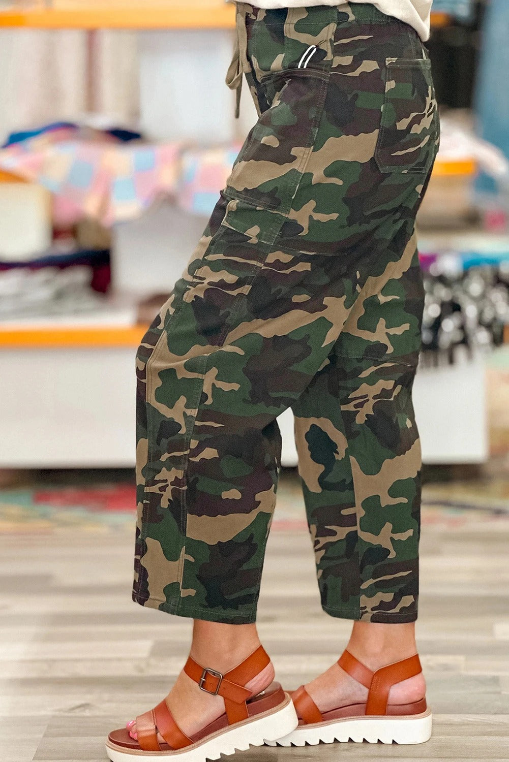 Women's Casual American-Style Retro Camouflage Pants With Multiple Pockets - [[{"value":"{{ Babyvera Babyvera  }}"}]]