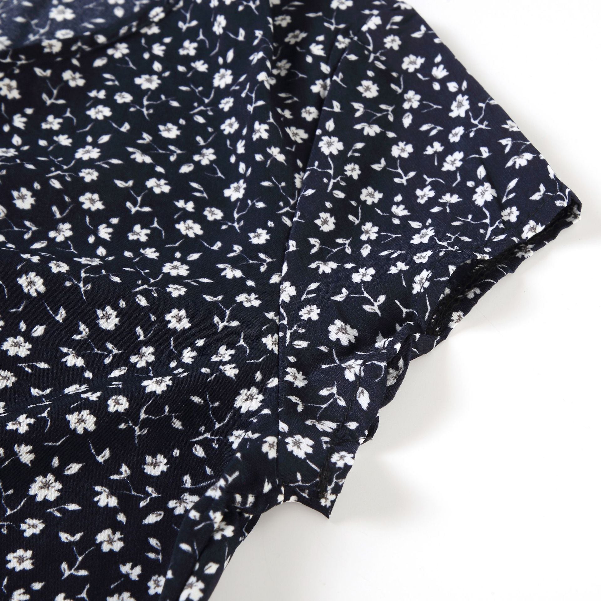 Versatile Printed Patchwork Slit Nursing Short Sleeve Dress - [[{"value":"{{ Babyvera Babyvera  }}"}]]