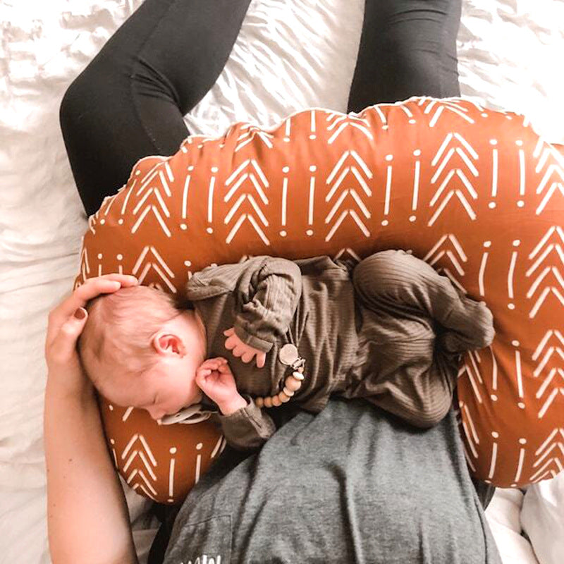 Baby Stretch U-shaped Nursing Pillow Pillowcase - [[{"value":"{{ Babyvera Babyvera  }}"}]]