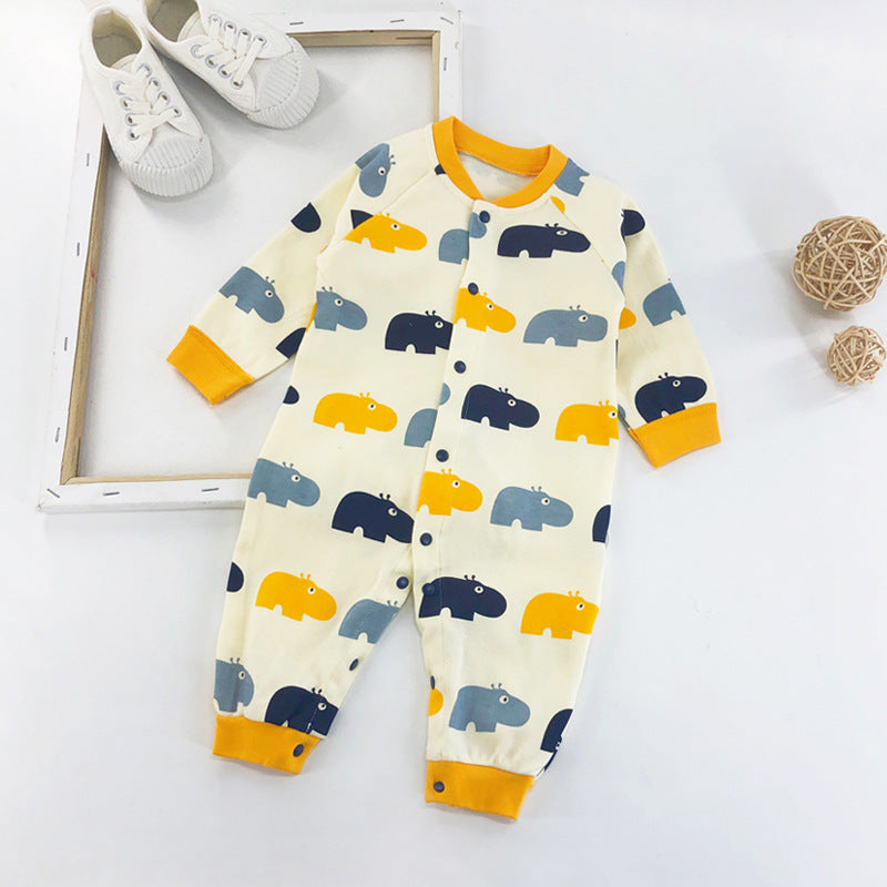 Newborn Baby One-Piece Romper Three-Month Baby Outing Clothes - [[{"value":"{{ Babyvera Babyvera  }}"}]]