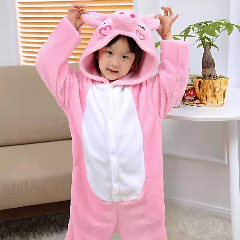 Flannel Children's Animal One-piece Pajamas - [[{"value":"{{ Babyvera Babyvera  }}"}]]