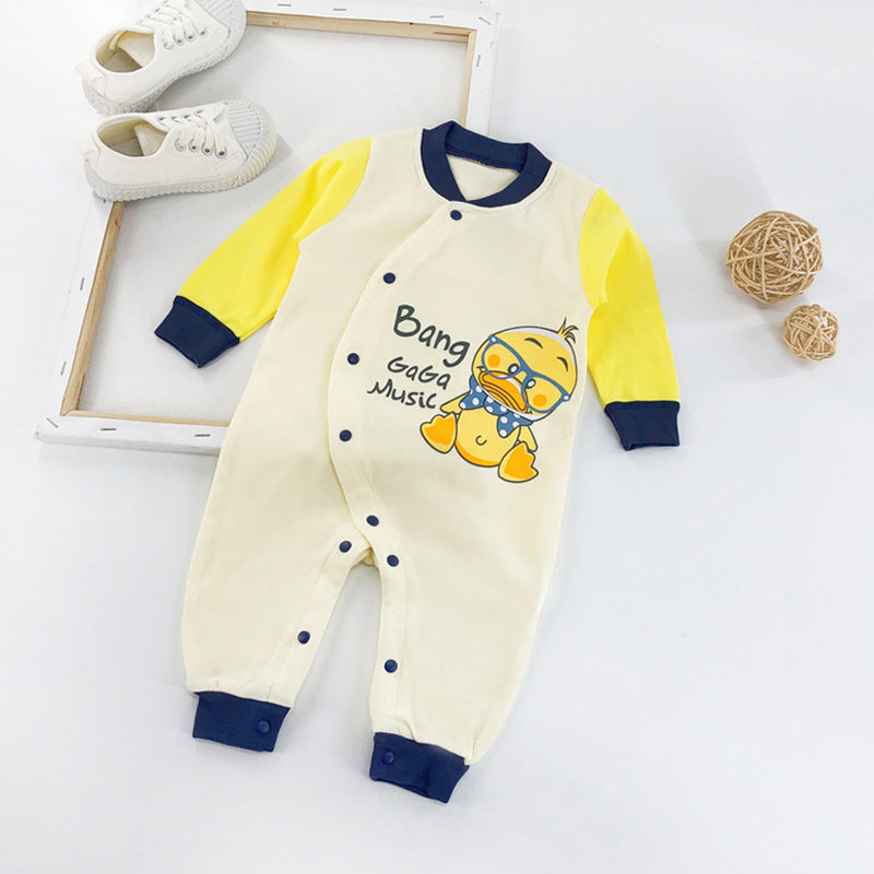 Newborn Baby One-Piece Romper Three-Month Baby Outing Clothes - [[{"value":"{{ Babyvera Babyvera  }}"}]]