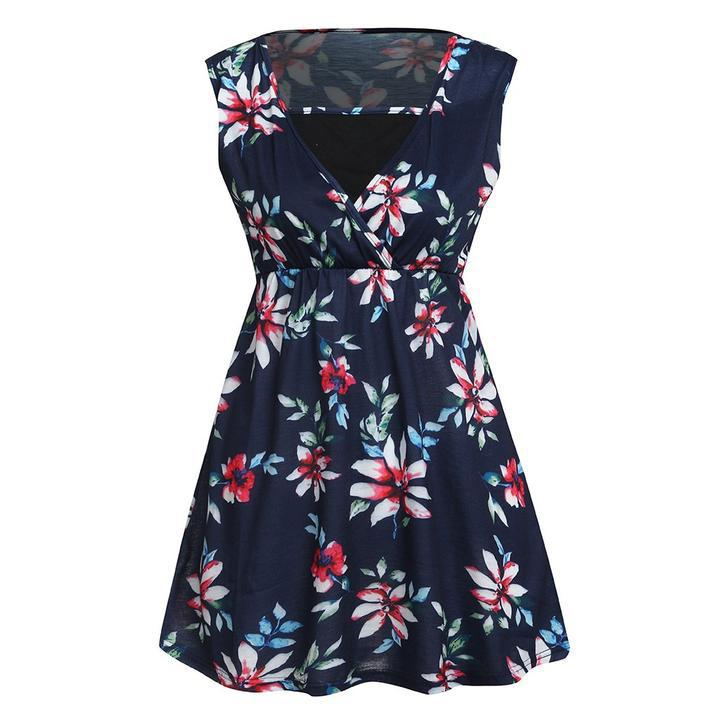 Pregnant Women Floral Printed Vest Maternity - [[{"value":"{{ Babyvera Babyvera  }}"}]]