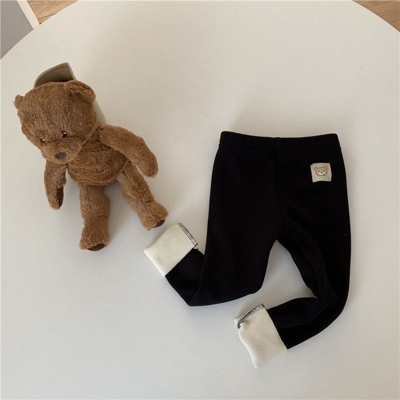 Girls' Single-layer Fleece-lined Fashionable All-matching Leggings - [[{"value":"{{ Babyvera Babyvera  }}"}]]