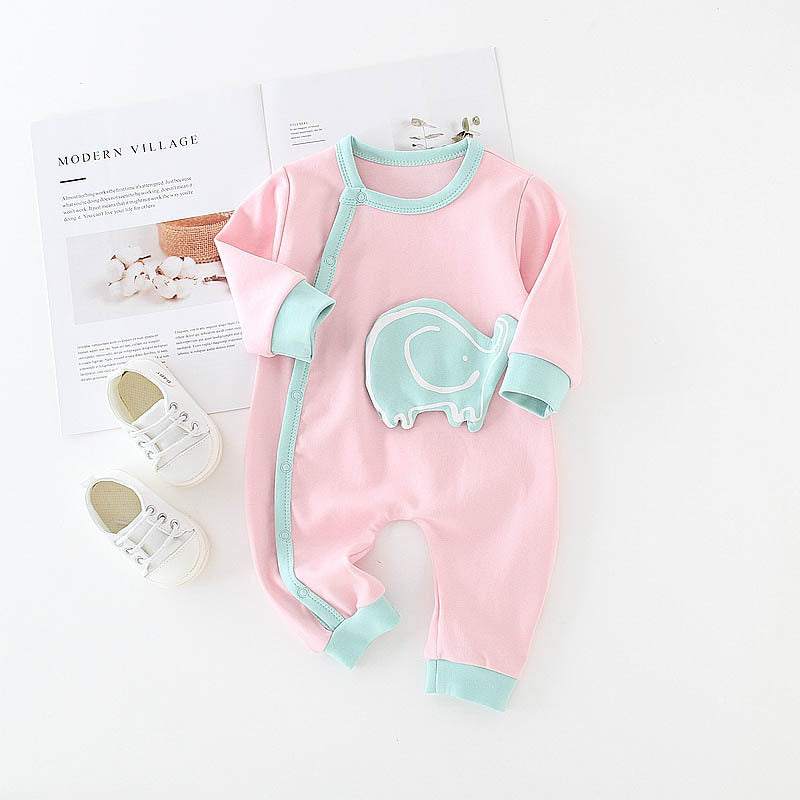 Baby one-piece romper cotton baby - [[{"value":"{{ Babyvera Babyvera  }}"}]]