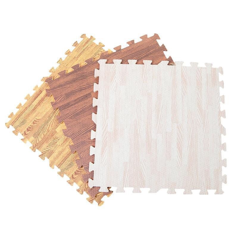 Wood Grain Color Printing Puzzle Foam Mats Drop-resistant Child Play Mat - [[{"value":"{{ Babyvera Babyvera  }}"}]]