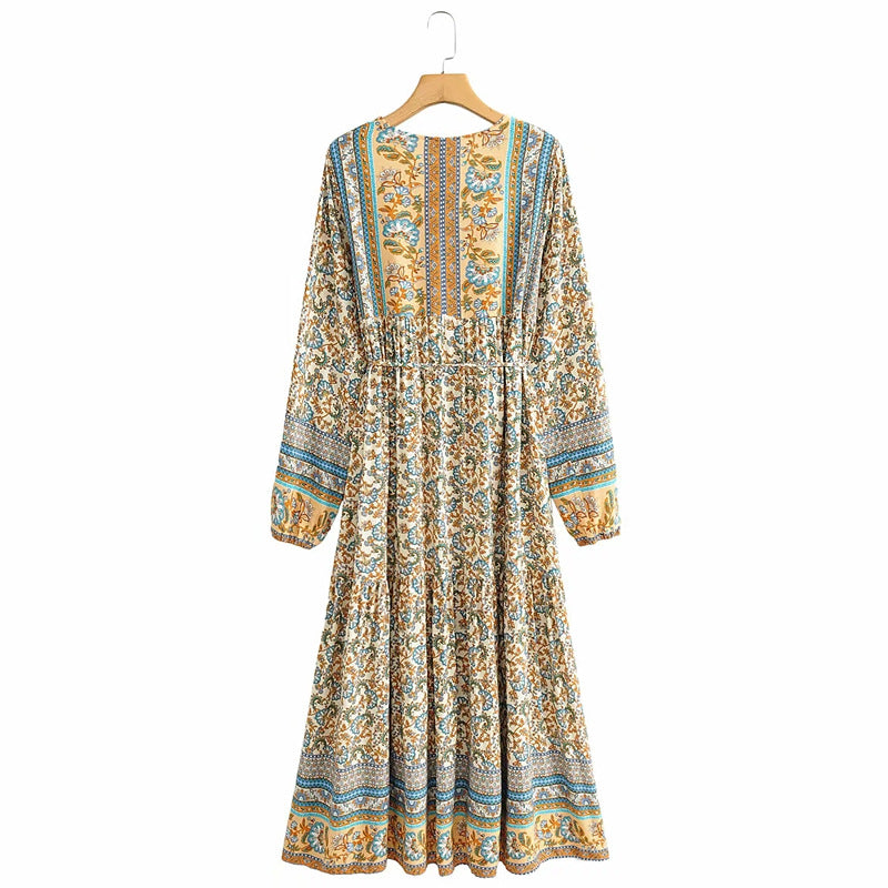 Floral lace-up dresses - [[{"value":"{{ Babyvera Babyvera  }}"}]]