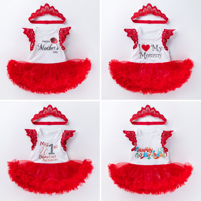 Baby clothes 0-2 years old baby girl sleeveless dress - [[{"value":"{{ Babyvera Babyvera  }}"}]]