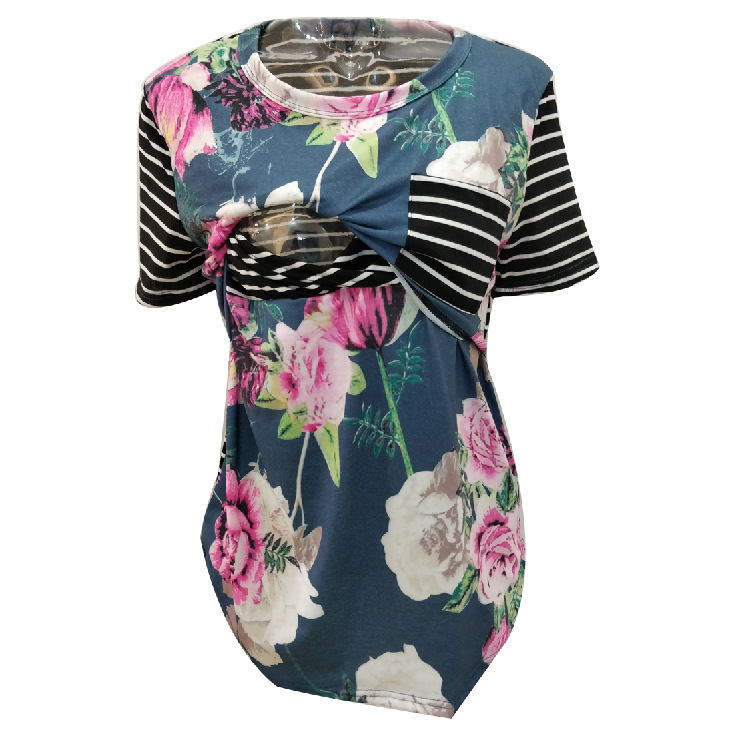 Summer Breastfeeding Tops Maternity Clothes - [[{"value":"{{ Babyvera Babyvera  }}"}]]