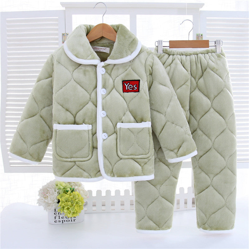 Children's warm pajamas set - [[{"value":"{{ Babyvera Babyvera  }}"}]]