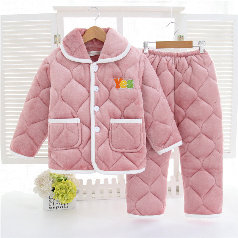 Children's warm pajamas set - [[{"value":"{{ Babyvera Babyvera  }}"}]]