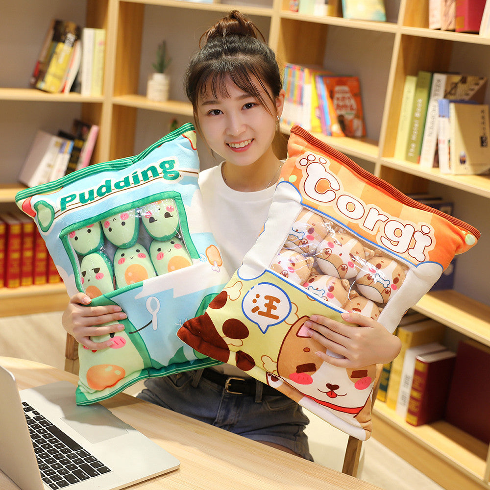 Cute Cat Rabbit Pig Snack Pillow - [[{"value":"{{ Babyvera Babyvera  }}"}]]