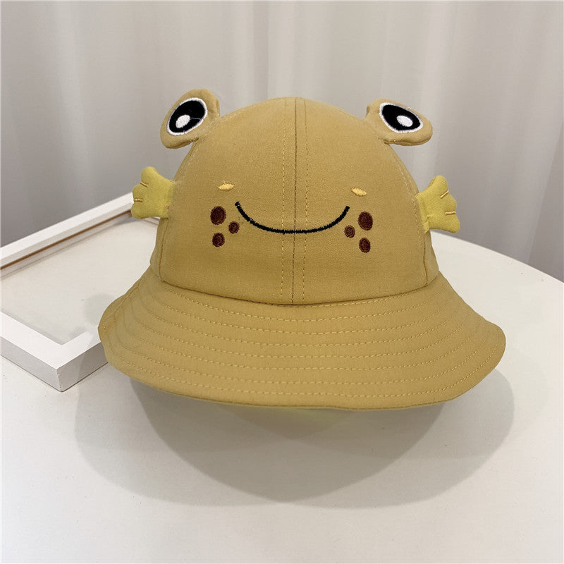 New Products Kitten And Frog Sun Hat Small Pot Hat Baby Hat - [[{"value":"{{ Babyvera Babyvera  }}"}]]