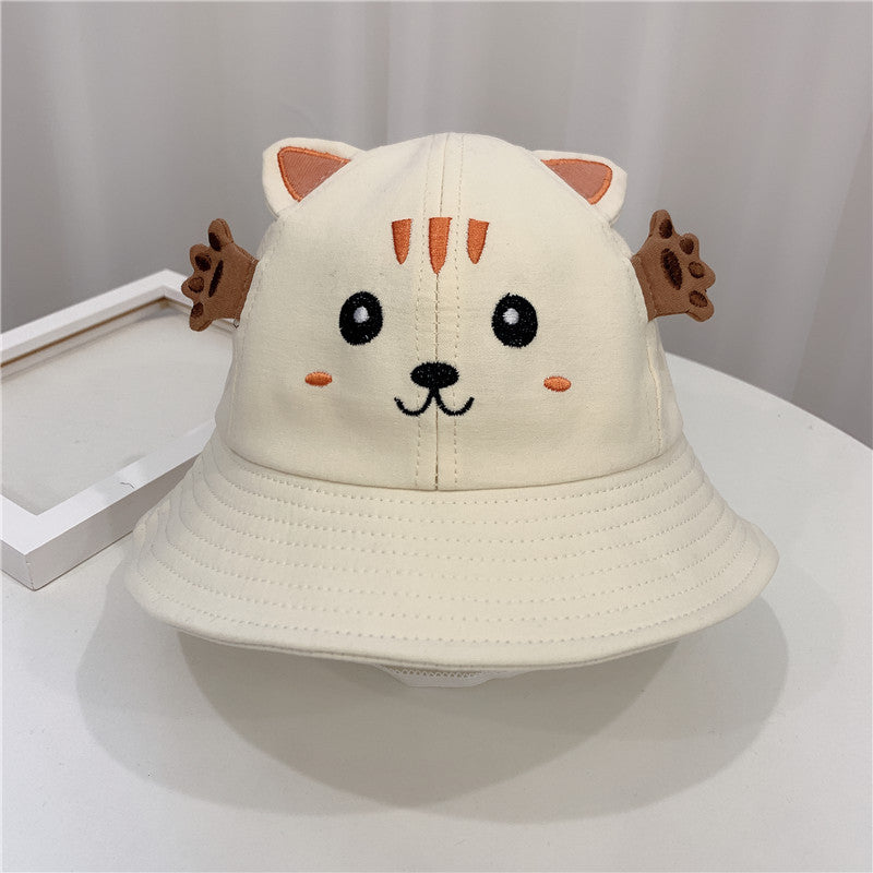New Products Kitten And Frog Sun Hat Small Pot Hat Baby Hat - [[{"value":"{{ Babyvera Babyvera  }}"}]]