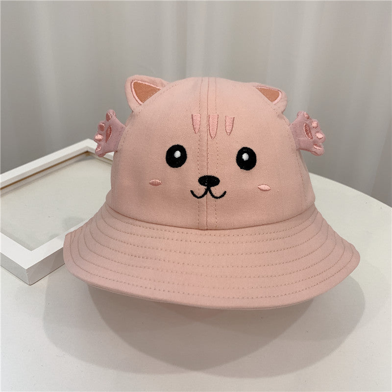 New Products Kitten And Frog Sun Hat Small Pot Hat Baby Hat - [[{"value":"{{ Babyvera Babyvera  }}"}]]