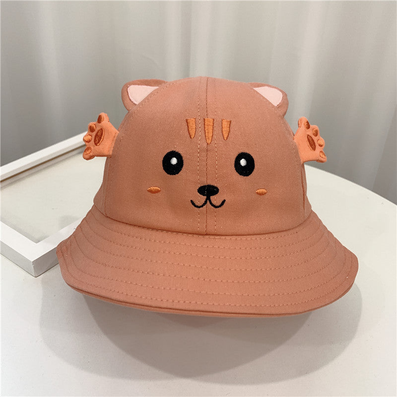 New Products Kitten And Frog Sun Hat Small Pot Hat Baby Hat - [[{"value":"{{ Babyvera Babyvera  }}"}]]