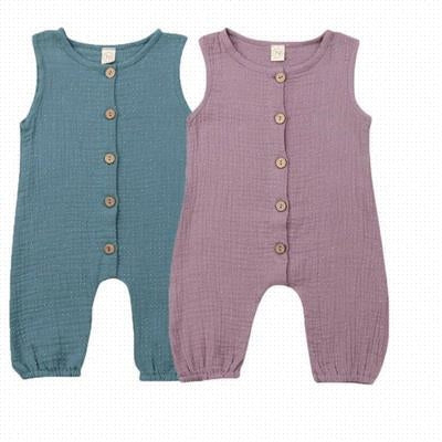 Baby Romper Kids Girls Boys Jumpsuit Solid Clothes Sleepwear - [[{"value":"{{ Babyvera Babyvera  }}"}]]