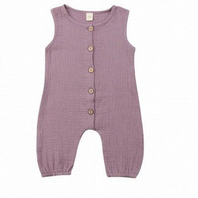 Baby Romper Kids Girls Boys Jumpsuit Solid Clothes Sleepwear - [[{"value":"{{ Babyvera Babyvera  }}"}]]