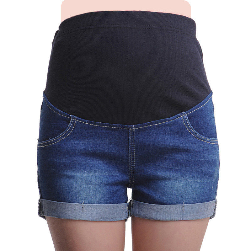 Maternity Denim Shorts - [[{"value":"{{ Babyvera Babyvera  }}"}]]