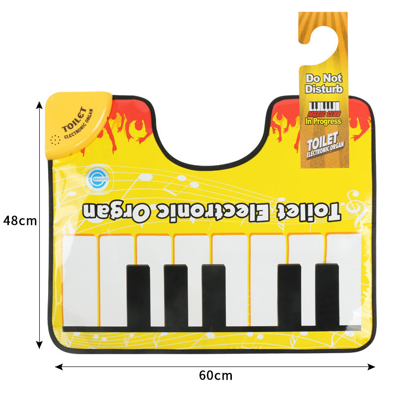 Toilet Electric Organ Touch Play Keyboard Music Singing Toilet Carpet Mat - [[{"value":"{{ Babyvera Babyvera  }}"}]]