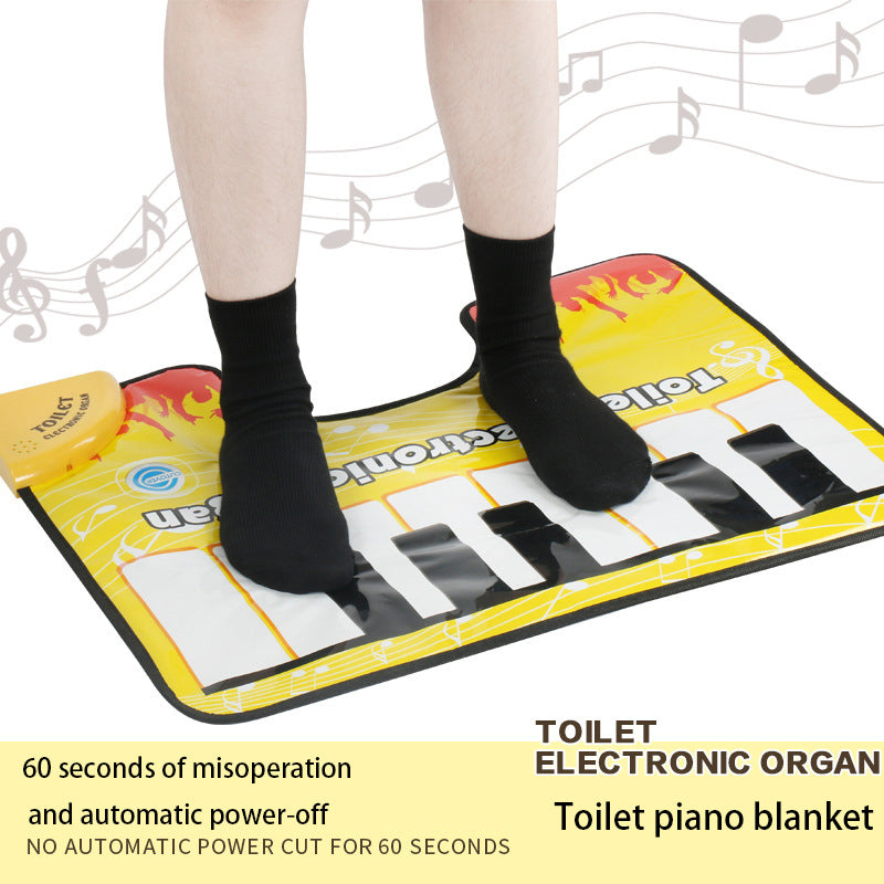 Toilet Electric Organ Touch Play Keyboard Music Singing Toilet Carpet Mat - [[{"value":"{{ Babyvera Babyvera  }}"}]]