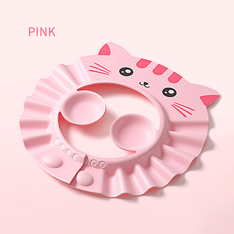 Baby Shampoo Baby Children Waterproof Ear Protection Men And Women Children Bathing Hair Shower Cap - [[{"value":"{{ Babyvera Babyvera  }}"}]]