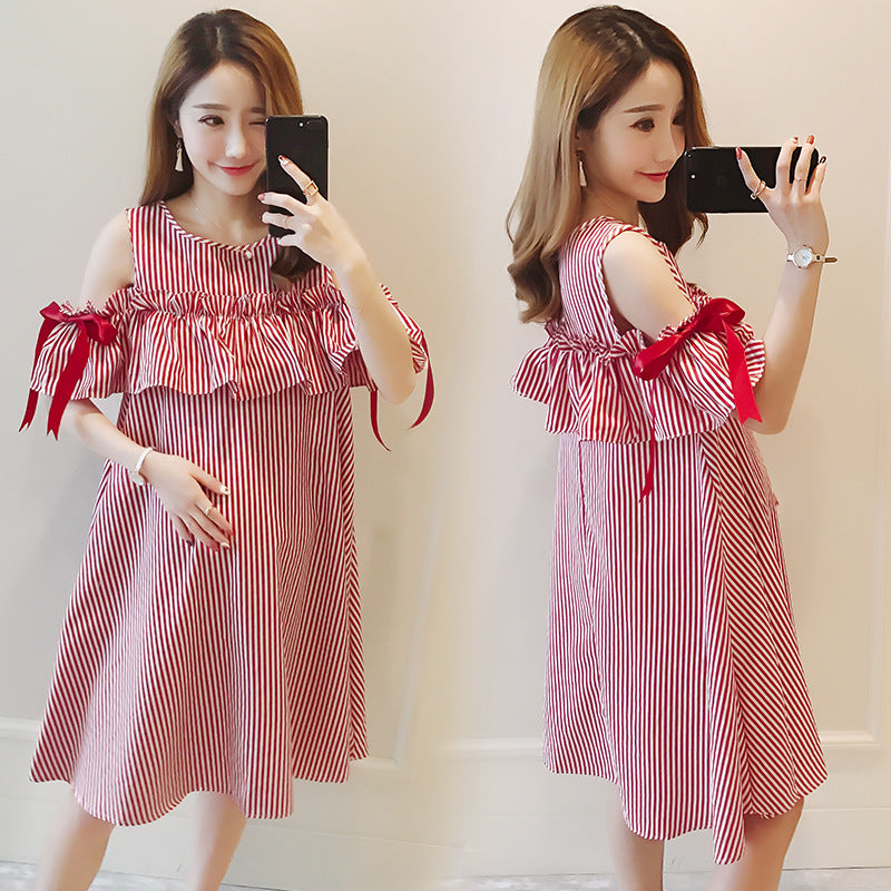Maternity Dress Summer Dress Maternity Dress Maternity Skirt Maternity Top Maternity Suit Mid-Length Breastfeeding Dress - [[{"value":"{{ Babyvera Babyvera  }}"}]]