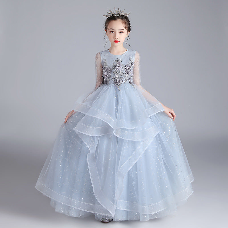 Children Dress Princess Dress Girl Girl Host Evening Dress - [[{"value":"{{ Babyvera Babyvera  }}"}]]
