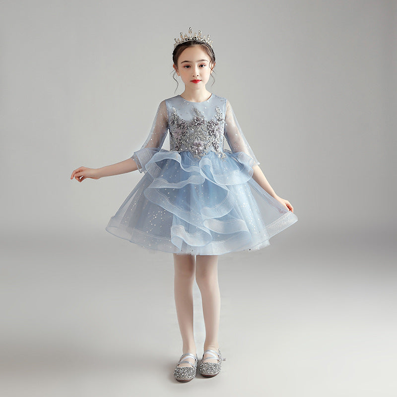 Children Dress Princess Dress Girl Girl Host Evening Dress - [[{"value":"{{ Babyvera Babyvera  }}"}]]