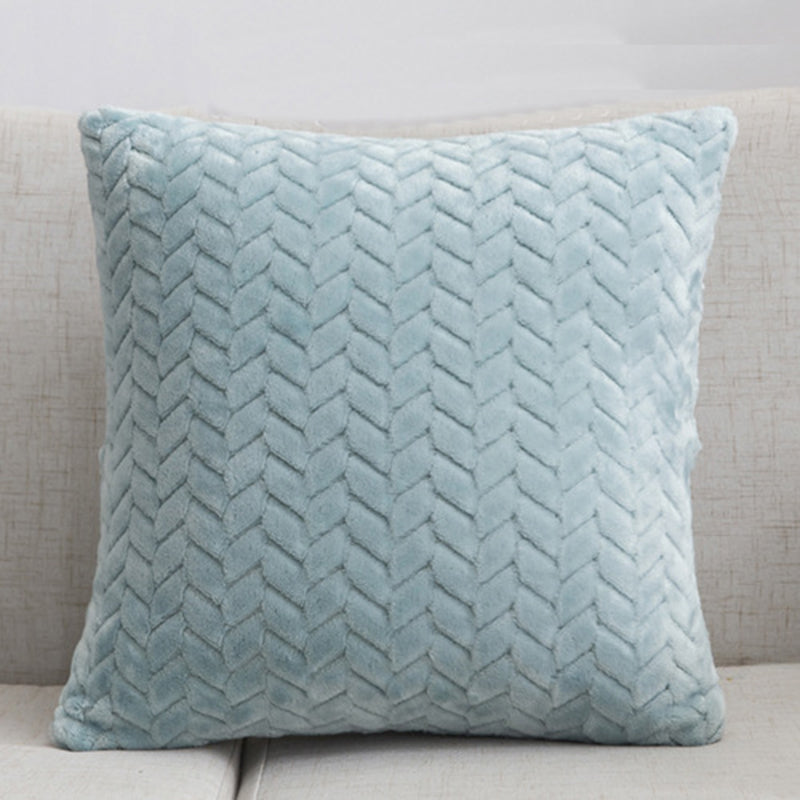 Flannel Solid Color Throw Pillow Sofa Cover Cushion Cover Nordic Style Simple Style - [[{"value":"{{ Babyvera Babyvera  }}"}]]