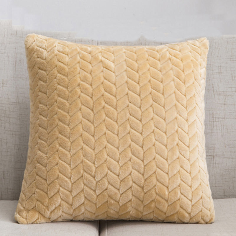 Flannel Solid Color Throw Pillow Sofa Cover Cushion Cover Nordic Style Simple Style - [[{"value":"{{ Babyvera Babyvera  }}"}]]