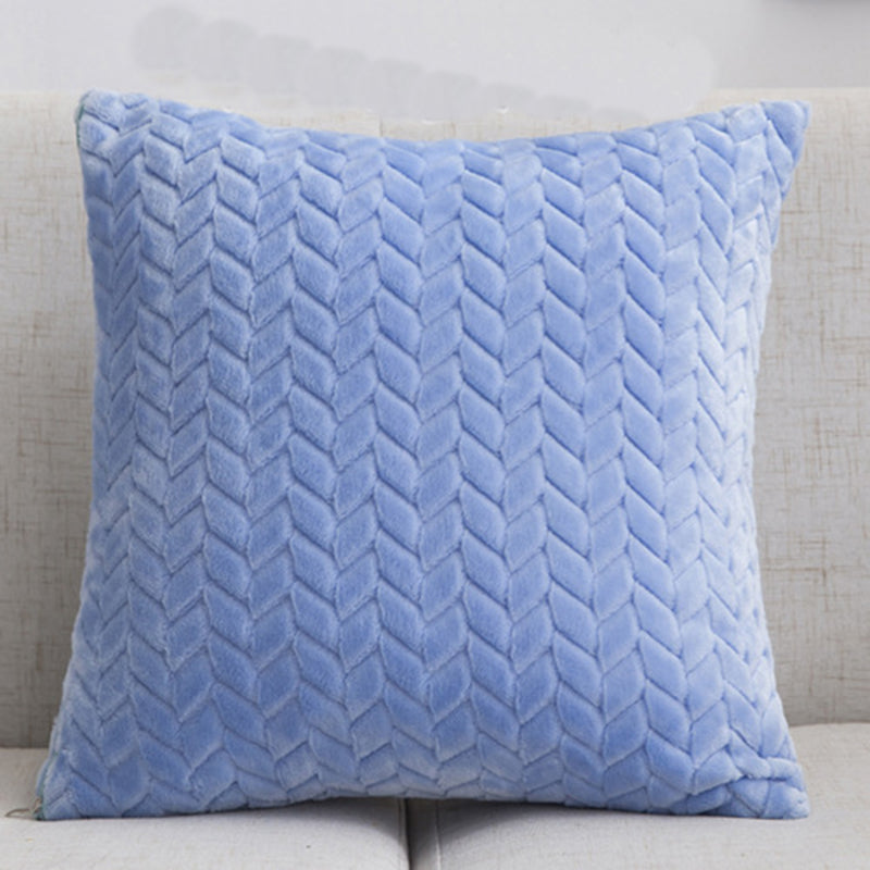 Flannel Solid Color Throw Pillow Sofa Cover Cushion Cover Nordic Style Simple Style - [[{"value":"{{ Babyvera Babyvera  }}"}]]